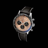 Breitling Navitimer B01 Chronograph 43 Brown Dial Black Leather Strap Watch for Men - AB0138241K1P1 Buy Now By Breitling
