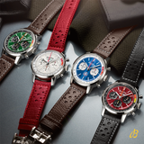 Breitling Top Time B01 Ford Thunderbird White Dial Red Leather Strap Watch for Men - AB01766A1A1X1 Buy Now By Breitling