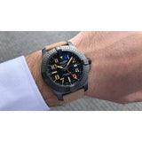 Breitling Avenger Automatic GMT 45 Black Dial Brown Nylon Strap Watch for Men - V32395101B1X1 Buy Now By Breitling