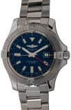 Breitling Avenger Automatic GMT 45 Blue Dial Silver Steel Strap Watch for Men - A32395101C1A1 Buy Now By Breitling