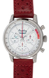 Breitling Top Time B01 Ford Thunderbird White Dial Red Leather Strap Watch for Men - AB01766A1A1X1 Buy Now By Breitling