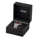 Hugo Boss Troper Chronograph Black Dial Silver Steel Strap Watch For Men - 1514108 Buy Now By Hugo Boss