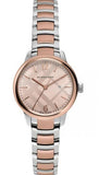 Burberry The Classic Rose Gold Dial Two Tone Steel Strap Watch for Women - BU10117 Buy Now By Burberry