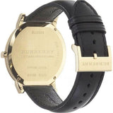 Burberry The City Gold Dial Black Leather Strap Watch for Men - BU2353 Buy Now By Burberry