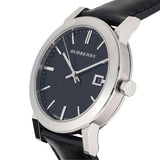 Burberry The City Black Dial Black Leather Strap Watch for Men - BU9009 Buy Now By Burberry