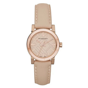 Burberry The City Gold Dial Beige Leather Strap Watch for Women - BU9210 Buy Now By Burberry