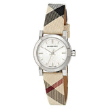 Burberry The City Nova Silver Dial Brown Leather Strap Watch for Women - BU9212 Buy Now By Burberry
