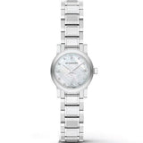 Burberry The City Diamonds Mother of Pearl Dial Silver Steel Strap Watch for Women - BU9224 Buy Now By Burberry