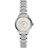 Burberry The Classic Silver Dial Silver Steel Strap Watch for Women - BU10108 Buy Now By Burberry