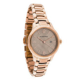 Burberry The Classic Rose Gold Dial Rose Gold Steel Strap Watch for Women - BU10116 Buy Now By Burberry