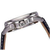 Citizen Eco Drive Calendrier White Dial Blue Leather Strap Watch For Men - BU2020-11A Buy Now By Citizen