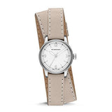 Burberry Utilitarian White Dial Pink Leather Strap Watch for Women - BU7847 Buy Now By Burberry