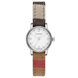 Burberry Utilitarian White Dial Multicolor Leather Strap Watch for Women - BU7863 Buy Now By Burberry
