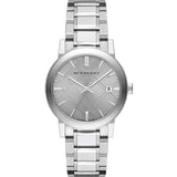 Burberry The City Silver Dial Silver Steel Strap Watch for Women - BU9143 Buy Now By Burberry