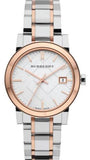 Burberry The City White Dial Two Tone Steel Strap Watch for Women - BU9105 Buy Now By Burberry