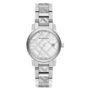 Burberry The City White Dial Silver Steel Strap Watch for Women - BU9144 Buy Now By Burberry
