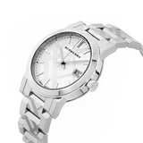Burberry The City White Dial Silver Steel Strap Watch for Women - BU9144 Buy Now By Burberry