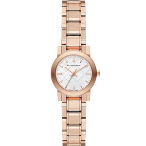 Burberry The City White Dial Rose Gold Steel Strap Watch for Women - BU9204 Buy Now By Burberry
