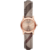 Burberry The City Pink Dial Brown Leather Strap Watch for Women - BU9236 Buy Now By Burberry
