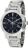 Burberry The City Black Dial Silver Steel Strap Watch for Men - BU9351 Buy Now By Burberry