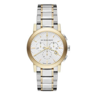 Burberry The City White Dial Two Tone Steel Strap Watch for Men - BU9751 Buy Now By Burberry