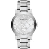 Burberry The City Silver Dial Silver Steel Strap Watch for Men - BU9900 Buy Now By Burberry