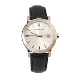 Burberry The City White Dial Black Leather Strap Watch for Men - BU9008 Buy Now By Burberry