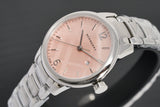Burberry The Classic Pink Dial Silver Steel Strap Watch for Women - BU10111 Buy Now By Burberry