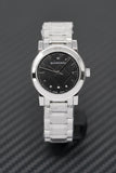 Burberry The City Black Dial Silver Steel Strap Watch for Women - BU9201 Buy Now By Burberry