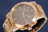 Burberry The City Grey Dial Rose Gold Steel Strap Watch for Men - BU9353 Buy Now By Burberry