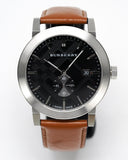 Burberry The City Black Dial Brown Leather Strap Watch for Men - BU9905 Buy Now By Burberry