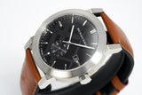 Burberry The City Black Dial Brown Leather Strap Watch for Men - BU9905 Buy Now By Burberry