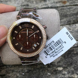 Michael Kors Parker Chronograph Brown Dial Brown Steel Strap Watch For Women - MK5578 Buy Now By Michael Kors