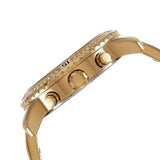Guess Confetti Diamonds Gold Dial Gold Steel Strap Watch for Women - W0774L2 Buy Now By Guess