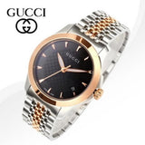 Gucci G Timeless Black Dial Two Tone Steel Strap Watch For Women - YA126512 Buy Now By Gucci