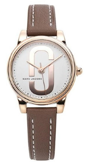 Marc Jacobs Corie White Dial Brown Leather Strap Watch for Women - MJ1581 Buy Now By Marc Jacobs