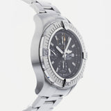 Breitling Avenger Chronograph 45mm Black Dial Silver Steel Strap Watch for Men - A13317101B1A1 Buy Now By Breitling