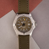 Breitling Avenger Automatic GMT 43 Green Dial Green Nylon Strap Watch for Men - A17318101L1X1 Buy Now By Breitling
