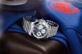 Breitling Chronomat B01 42 Six Nations France Blue Dial Silver Steel Strap Watch for Men - AB0134A81C1A1 Buy Now By Breitling