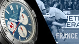 Breitling Chronomat B01 42 Six Nations France Blue Dial Silver Steel Strap Watch for Men - AB0134A81C1A1 Buy Now By Breitling