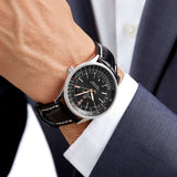 Breitling Automatic 41mm Black Dial Black Leather Strap Watch for Men - A17326241B1P1 Buy Now By Breitling