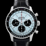 Breitling Navitimer B01 Chronograph 43 Blue Dial Black Leather Strap Watch for Men - AB0138241C1P1 Buy Now By Breitling