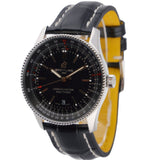 Breitling Automatic 41mm Black Dial Black Leather Strap Watch for Men - A17326241B1P1 Buy Now By Breitling