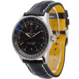 Breitling Automatic 41mm Black Dial Black Leather Strap Watch for Men - A17326241B1P1 Buy Now By Breitling