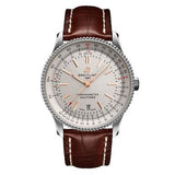 Breitling Navitimer 1 Automatic 41mm White Dial Brown Leather Strap Mens Watch - A17326211G1P1 Buy Now By Breitling
