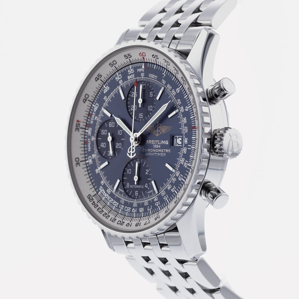 Breitling Navitimer Heritage Special Edition Blue Dial Silver Steel Strap Mens Watch - A1332412/C942 Buy Now By Breitling