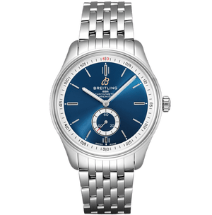 Breitling Premier Automatic 40mm Blue Dial Silver Steel Strap Watch for Men - A37340351C1A1 Buy Now By Breitling