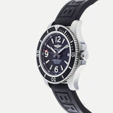 Breitling Superocean II 44mm Black Dial Black Rubber Strap Watch for Men - A17367D71B1S2 Buy Now By Breitling