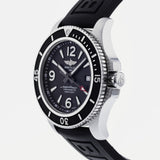 Breitling Superocean II 44mm Black Dial Black Rubber Strap Watch for Men - A17367D71B1S2 Buy Now By Breitling