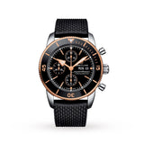 Breitling Superocean Heritage Chronograph 44 Black Dial Black Mesh Bracelet Watch for Men - U13313121B1S1 Buy Now By Breitling